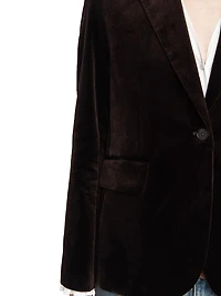 Vavy Velvet Tailored Blazer