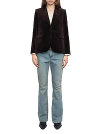 Vavy Velvet Tailored Blazer