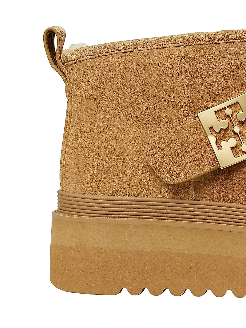 Mellow Faux-Shearling Platform Boots