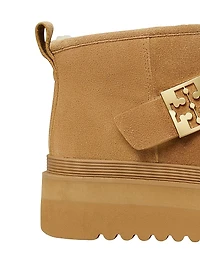 Mellow Faux-Shearling Platform Boots