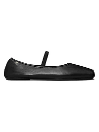 Runway Leather Ballet Flats