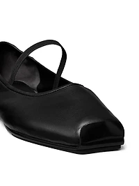Runway Leather Ballet Flats