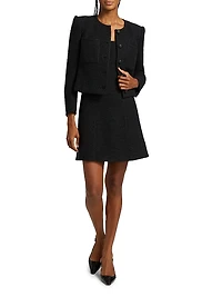 Delphine Tweed Minidress