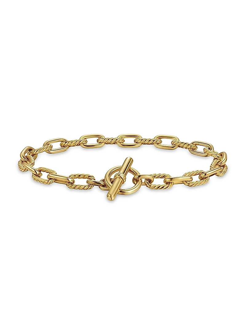 DY Madison Toggle Chain Bracelet 18K Yellow Gold