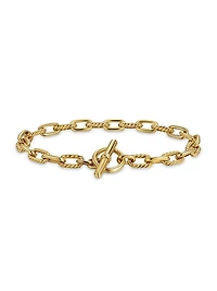 DY Madison Toggle Chain Bracelet 18K Yellow Gold