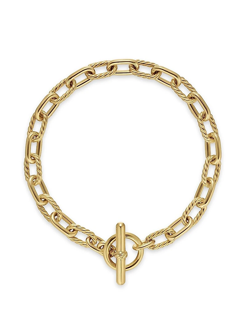 DY Madison Toggle Chain Bracelet 18K Yellow Gold
