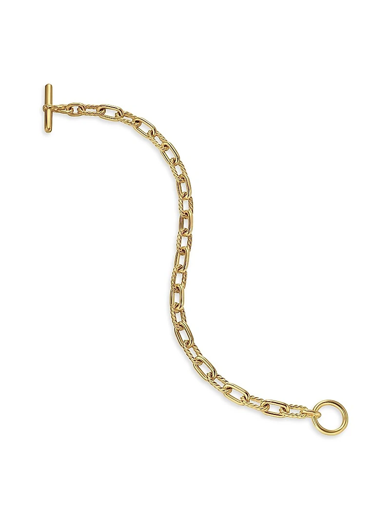 DY Madison Toggle Chain Bracelet 18K Yellow Gold