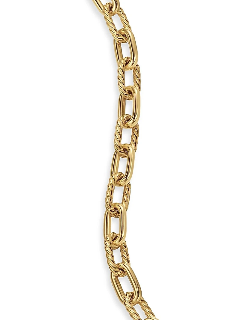 DY Madison Toggle Chain Bracelet 18K Yellow Gold