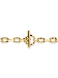 DY Madison Toggle Chain Bracelet 18K Yellow Gold