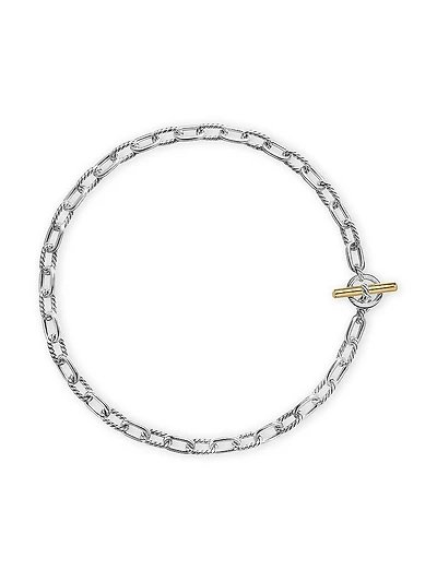 DY Madison Toggle Chain Necklace Sterling Silver