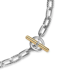 DY Madison Toggle Chain Necklace Sterling Silver