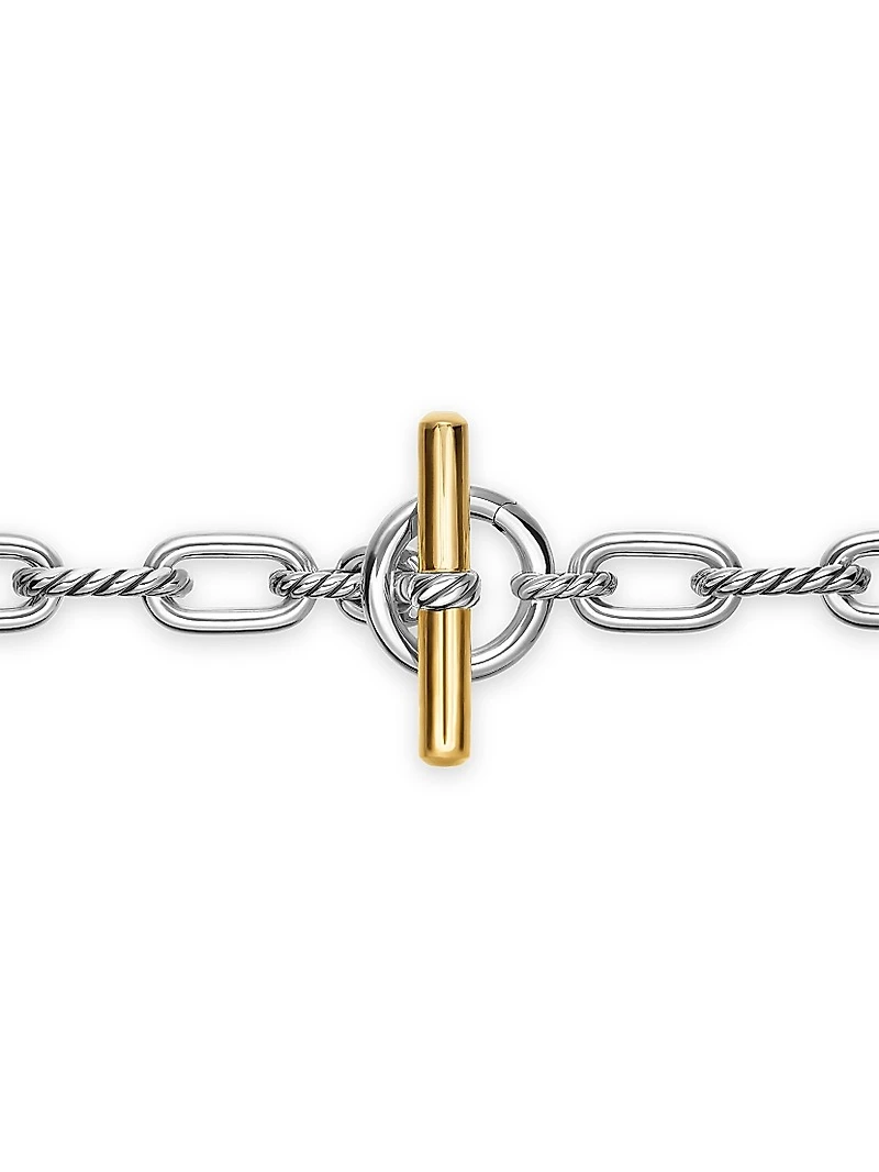 DY Madison Toggle Chain Necklace Sterling Silver