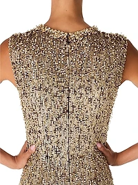 Tabitha Sequined Column Gown