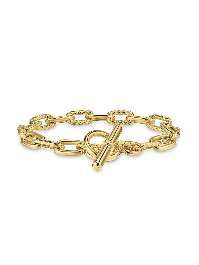 DY Madison Toggle Chain Bracelet 18K Yellow Gold