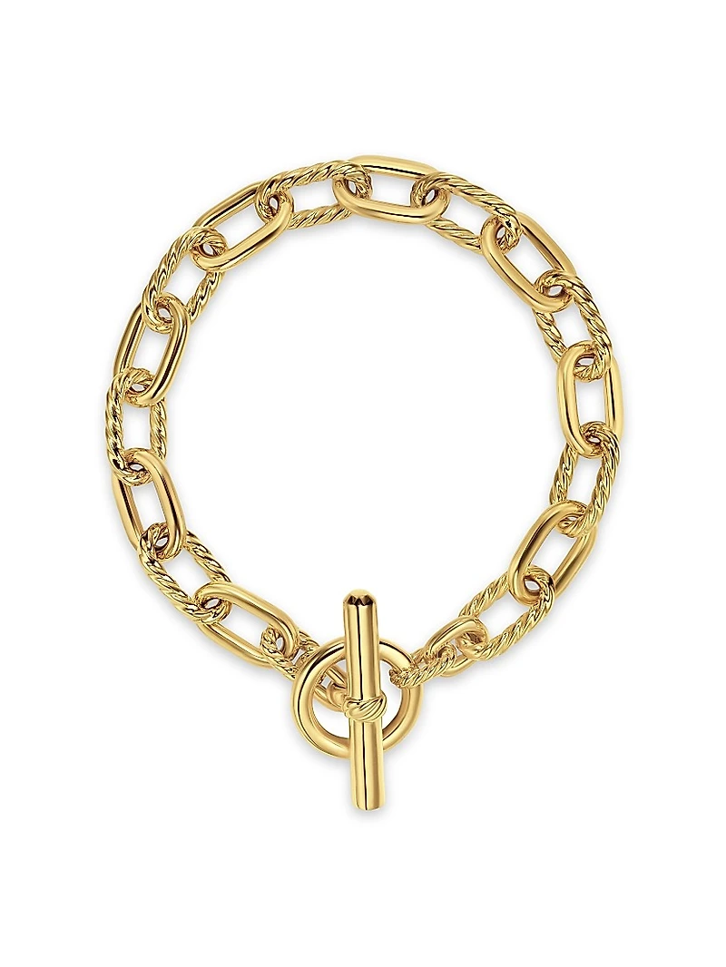 DY Madison Toggle Chain Bracelet 18K Yellow Gold