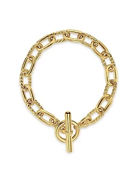 DY Madison Toggle Chain Bracelet 18K Yellow Gold
