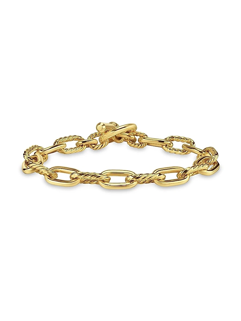 DY Madison Toggle Chain Bracelet 18K Yellow Gold