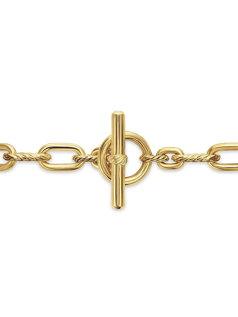 DY Madison Toggle Chain Bracelet 18K Yellow Gold