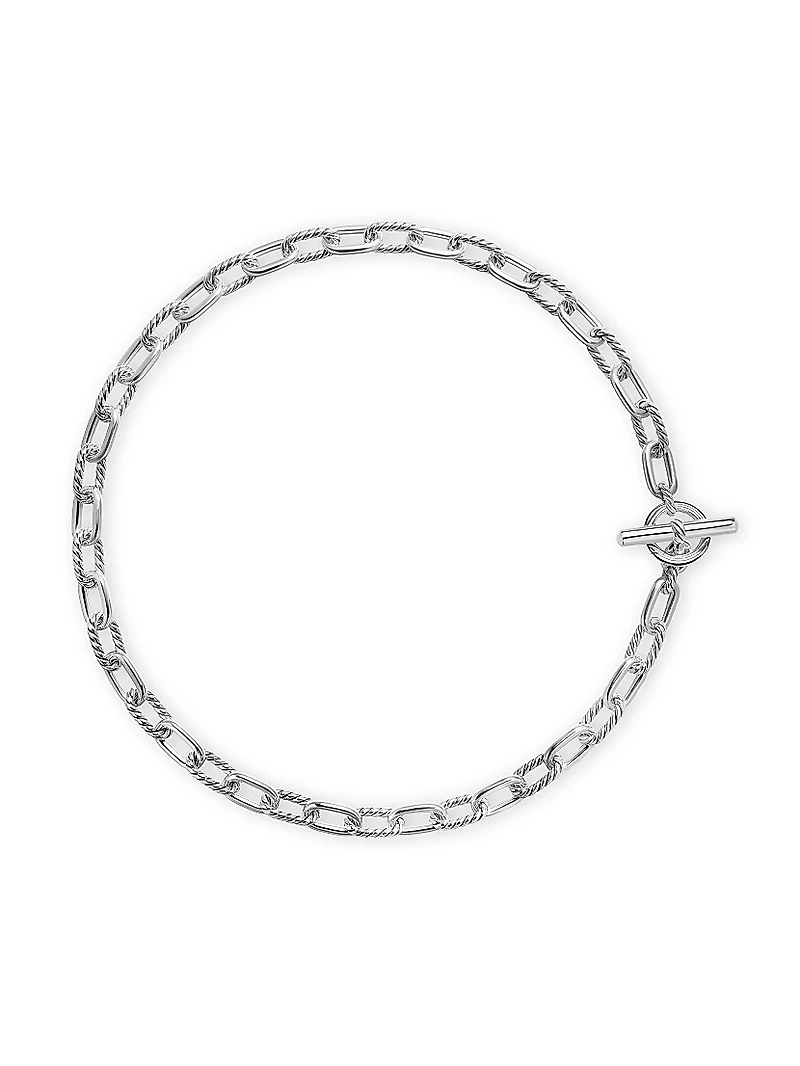 DY Madison Toggle Chain Necklace Sterling Silver