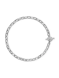 DY Madison Toggle Chain Necklace Sterling Silver