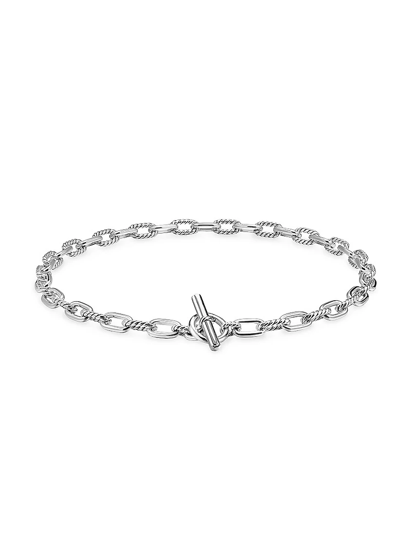 DY Madison Toggle Chain Necklace Sterling Silver