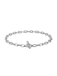 DY Madison Toggle Chain Necklace Sterling Silver