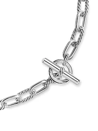DY Madison Toggle Chain Necklace Sterling Silver