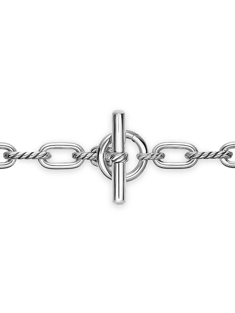 DY Madison Toggle Chain Necklace Sterling Silver