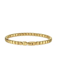 Spiritual Beads Tile Bracelet 18K Yellow Gold, 4.7MM