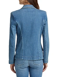 Baldwin Denim Single-Breasted Blazer