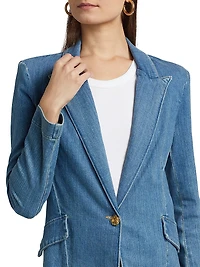 Baldwin Denim Single-Breasted Blazer
