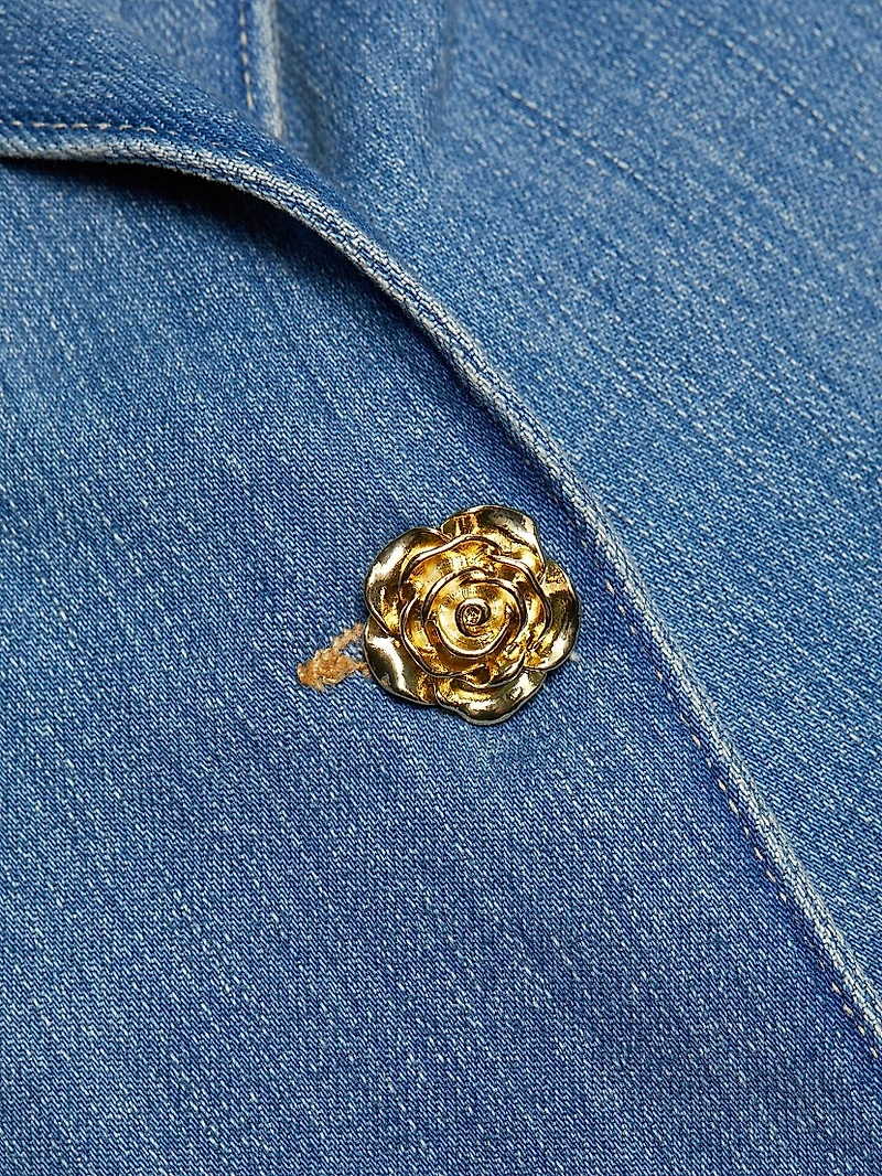 Baldwin Denim Single-Breasted Blazer