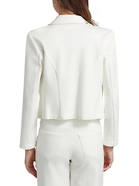 Wayne Crop Double-Breasted Blazer