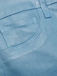 Margot Coated High-Rise Crop Skinny Jeans