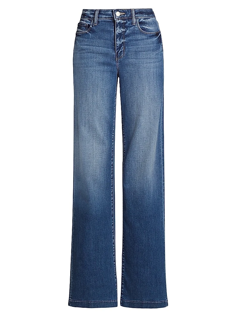 Clayton High-Rise Wide-Leg Jeans