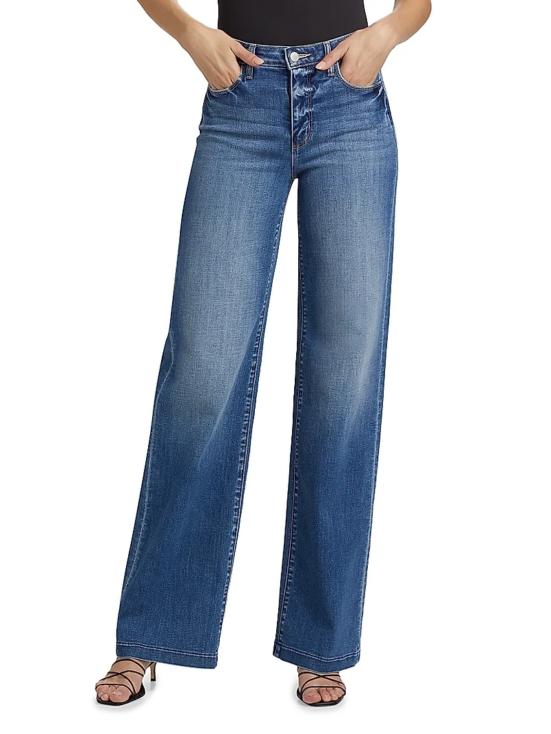 Clayton High-Rise Wide-Leg Jeans