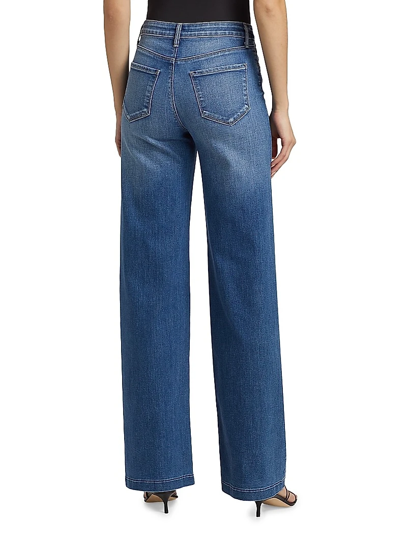 Clayton High-Rise Wide-Leg Jeans
