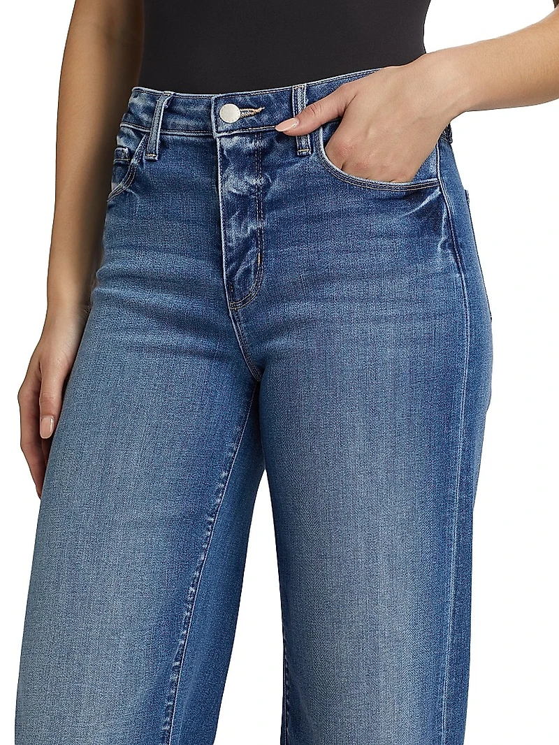 Clayton High-Rise Wide-Leg Jeans