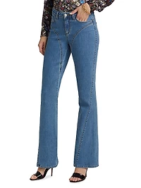 Deanna Low-Rise Flared Jeans