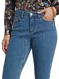 Deanna Low-Rise Flared Jeans