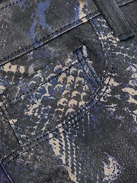 Selma Snake High-Rise Sleek Baby Boot Jeans