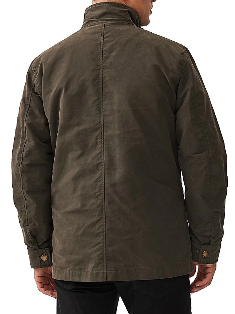 Aberdeen Waxed Cotton-Blend Jacket