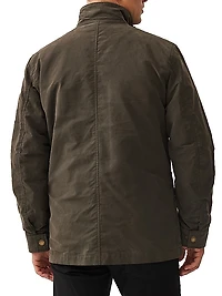Aberdeen Waxed Cotton-Blend Jacket