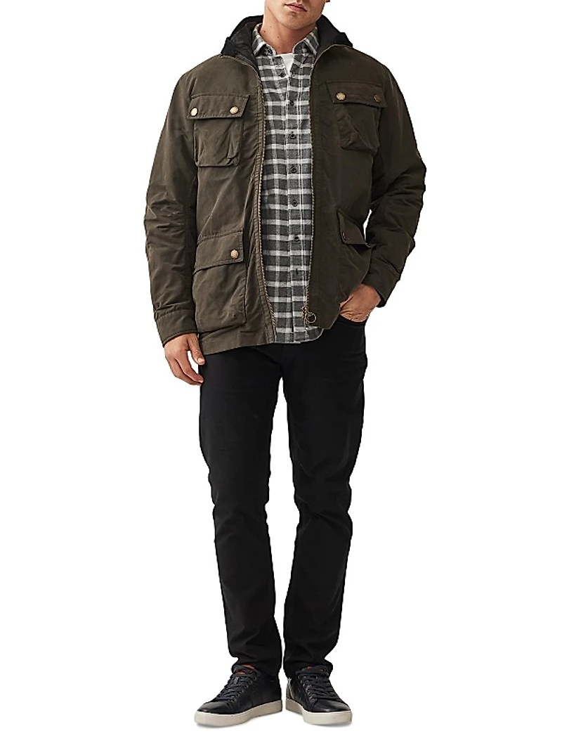 Aberdeen Waxed Cotton-Blend Jacket