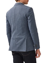 Thorton Wool-Cotton Single-Breasted Blazer