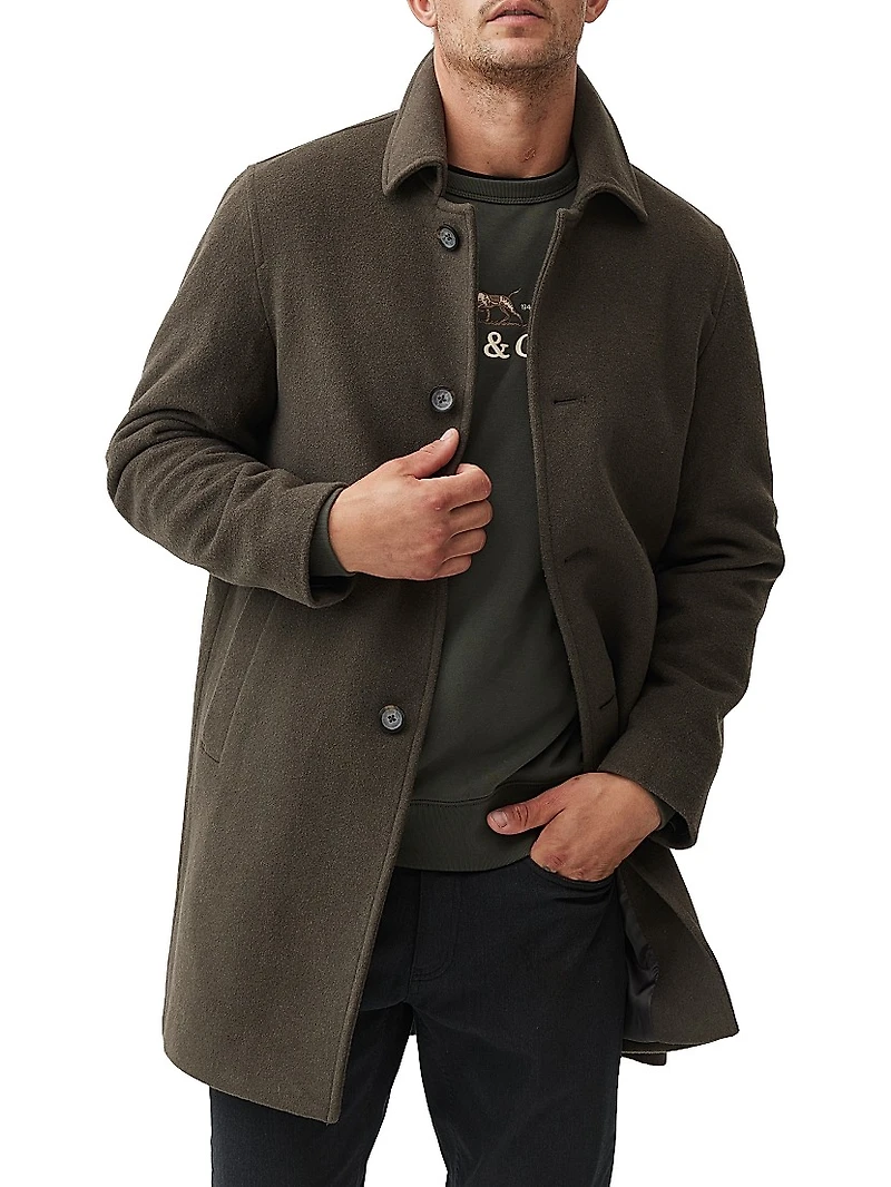 Westgate Wool-Blend Car Coat