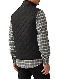 Jervois Quilted Stretch-Cotton Vest