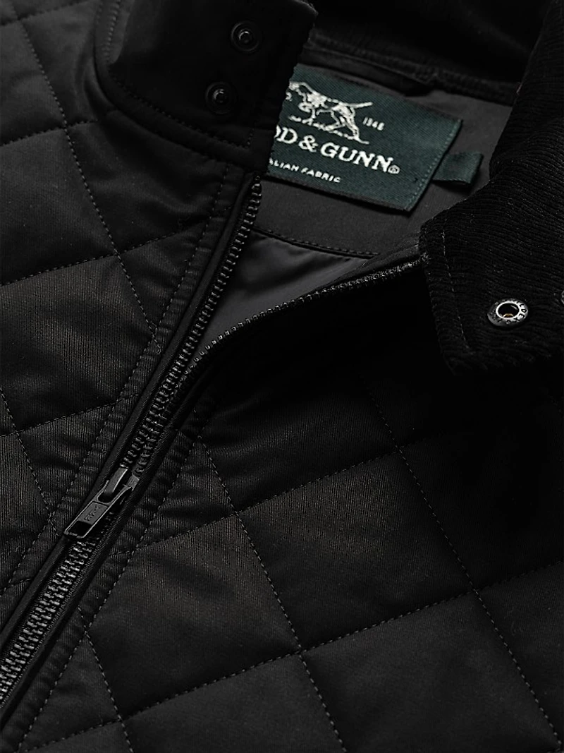 Jervois Quilted Stretch-Cotton Vest