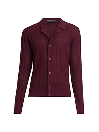 Diamond Stitch Knit Sweater