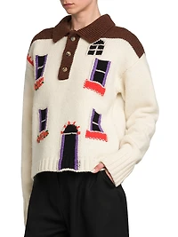 House Wool Polo Sweater